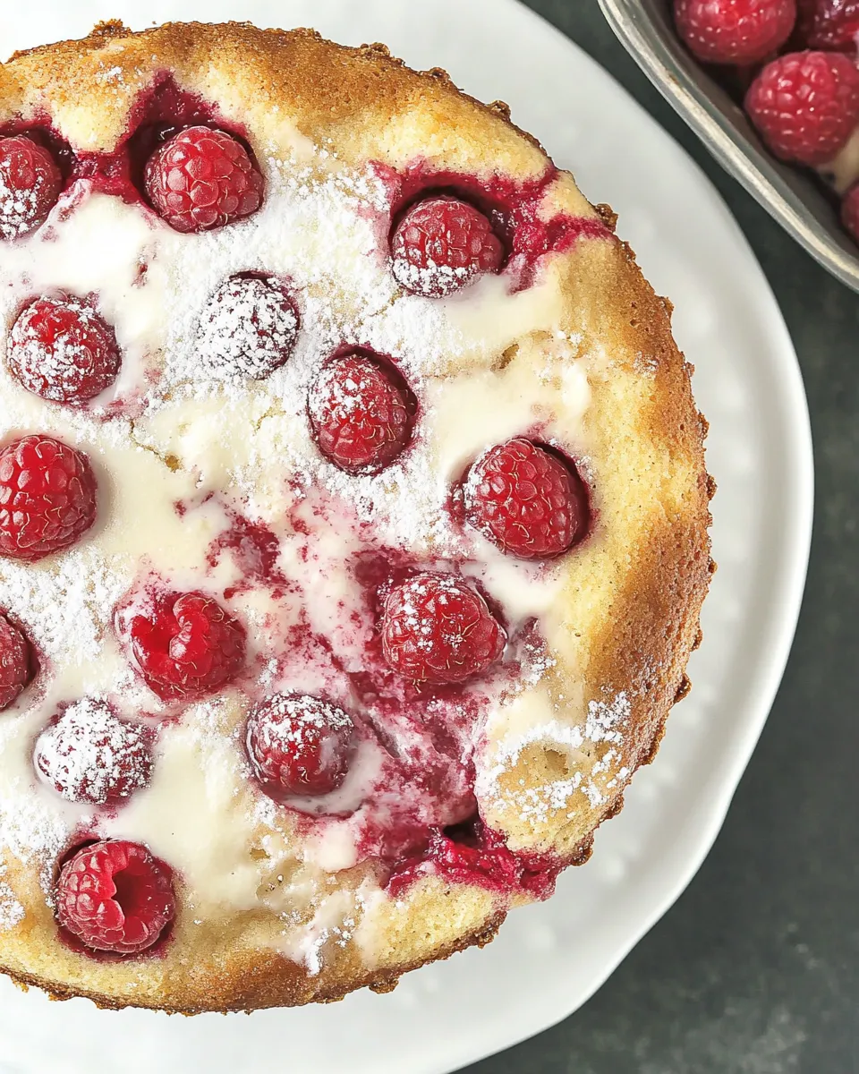 Easy Cream Cheese Raspberry Coffee Cake recipe photo