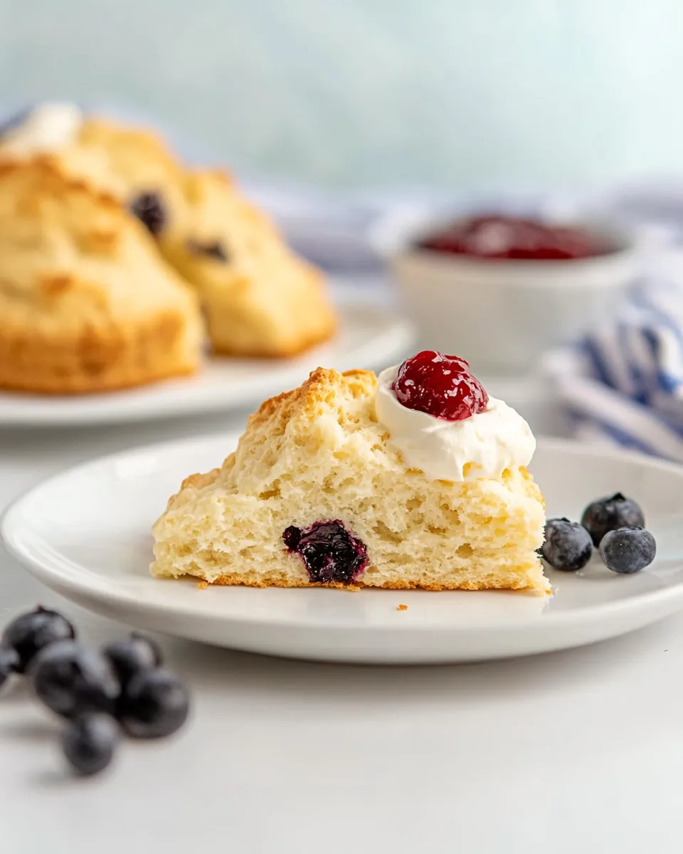 Delicious Cream Scones shot