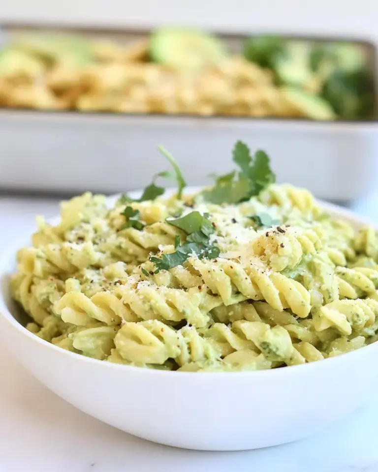 Easy Creamy Avocado and Gouda Cheese Pasta photo