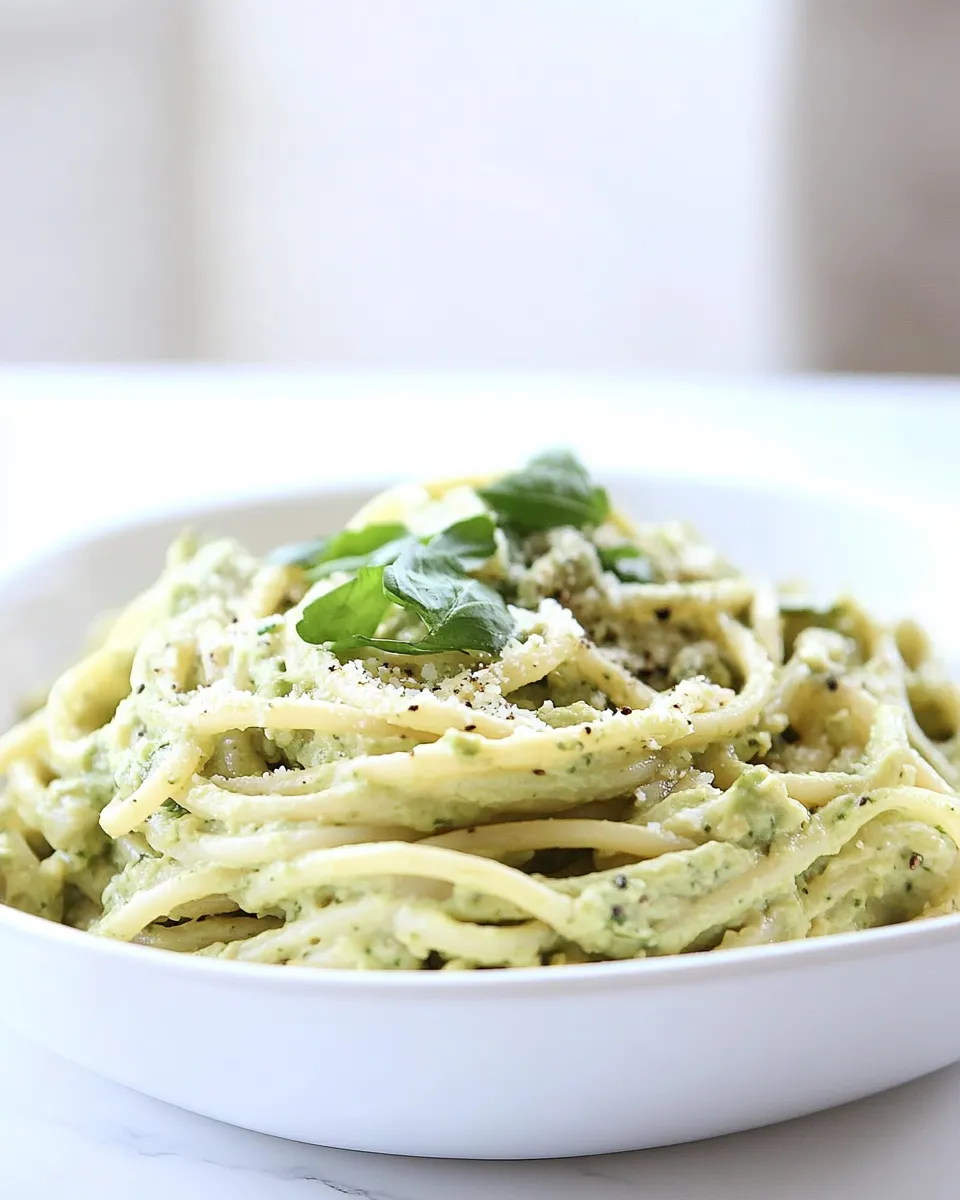 Quick Creamy Avocado and Gouda Cheese Pasta recipe photo