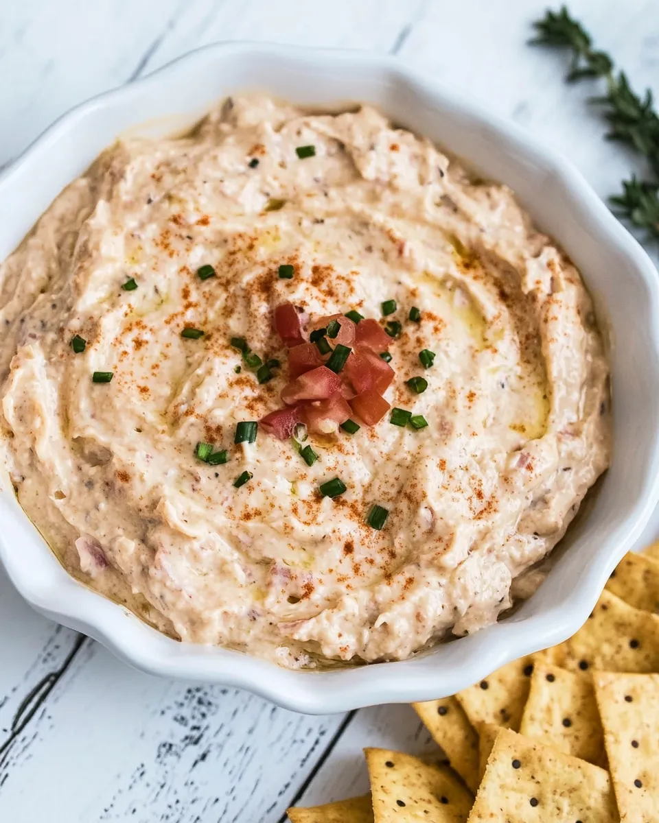 Delicious Creamy Boat Dip food shot