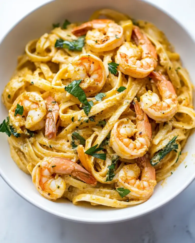 Easy Creamy Cajun Shrimp Pasta photo