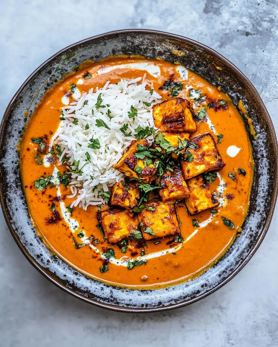 Homemade Creamy Cashew Indian Butter Paneerwith Fried Paneer! photo