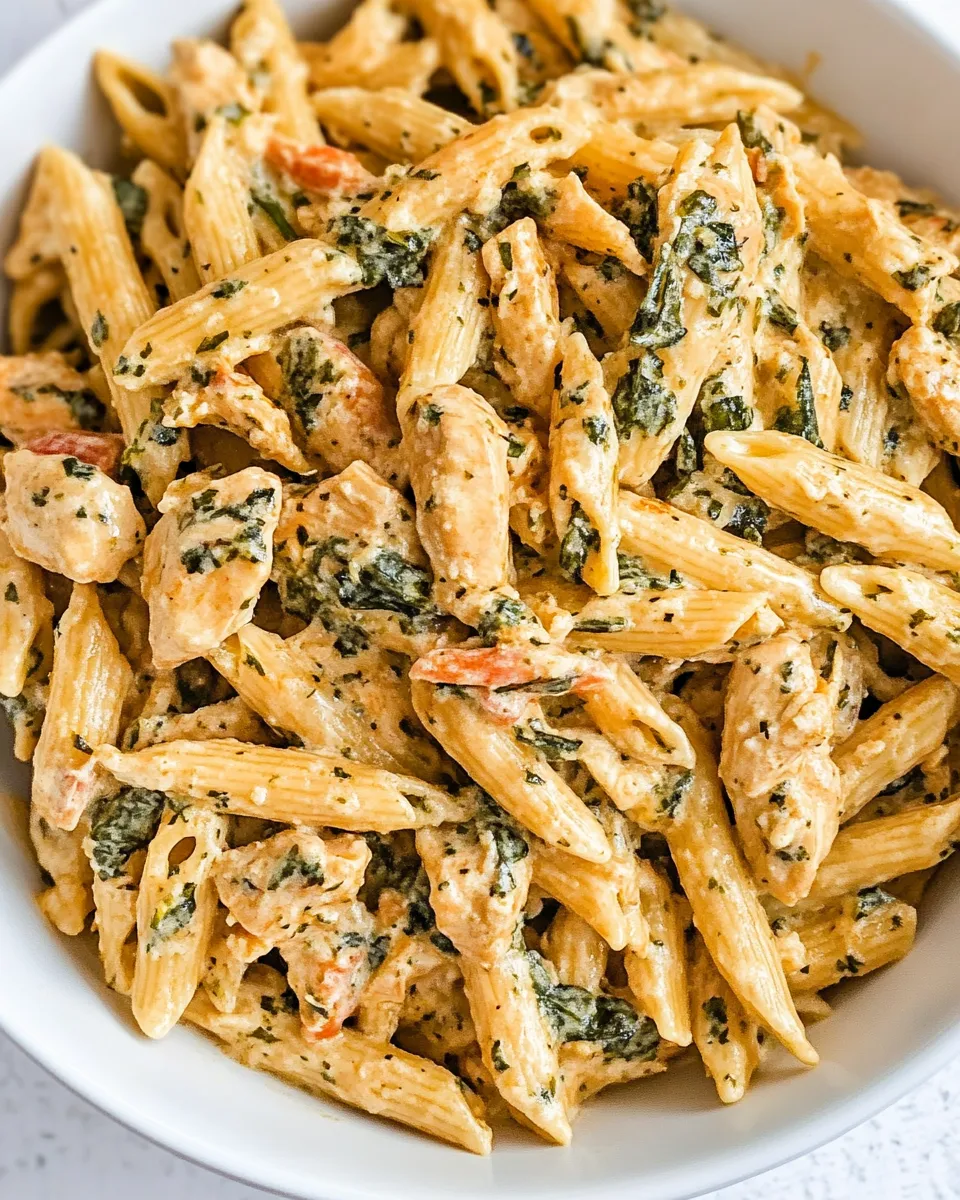 Homemade Creamy Garlic Chicken Pasta photo