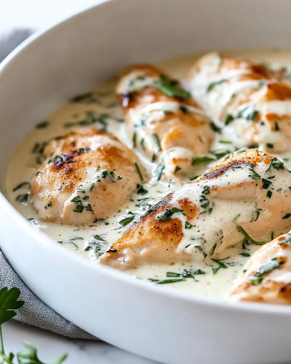 Easy Creamy Garlic Herb Chicken recipe photo