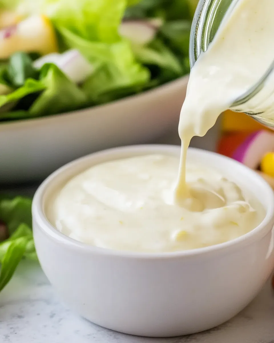 Easy Creamy Lemon Lime Dressing recipe photo