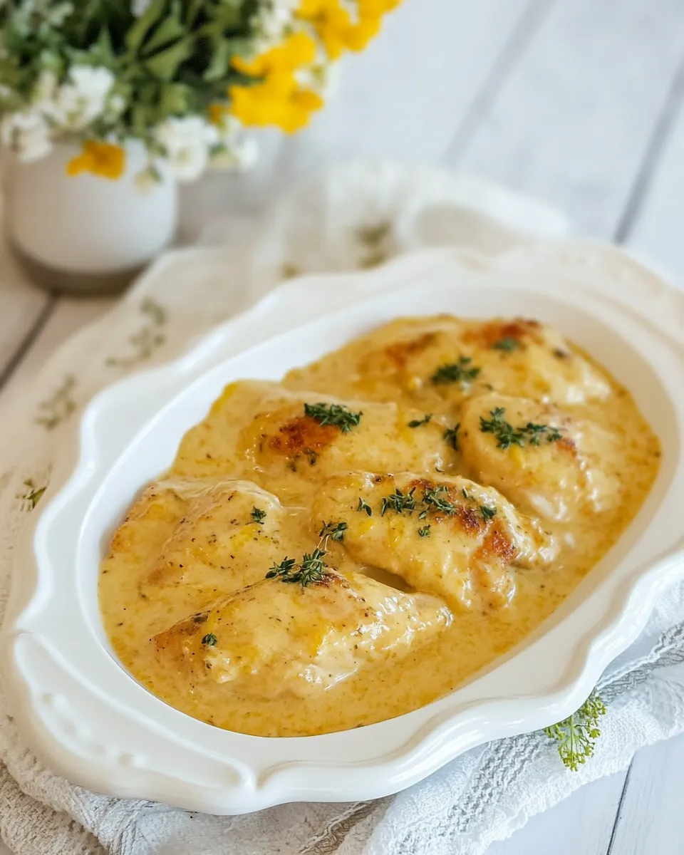 Delicious Creamy Lemon Pepper Chicken shot