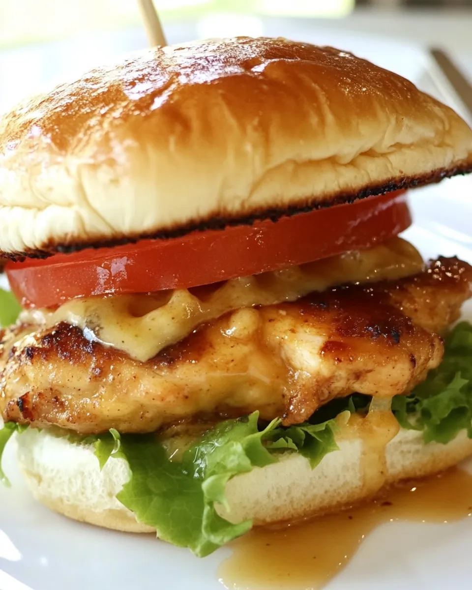 Best Creole Honey Mustard Chicken Sandwich shot