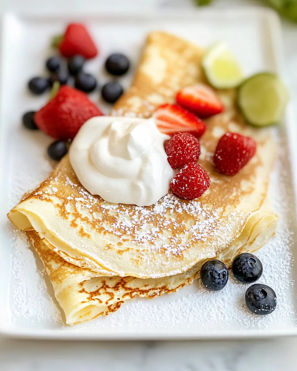 Easy Crepes recipe photo