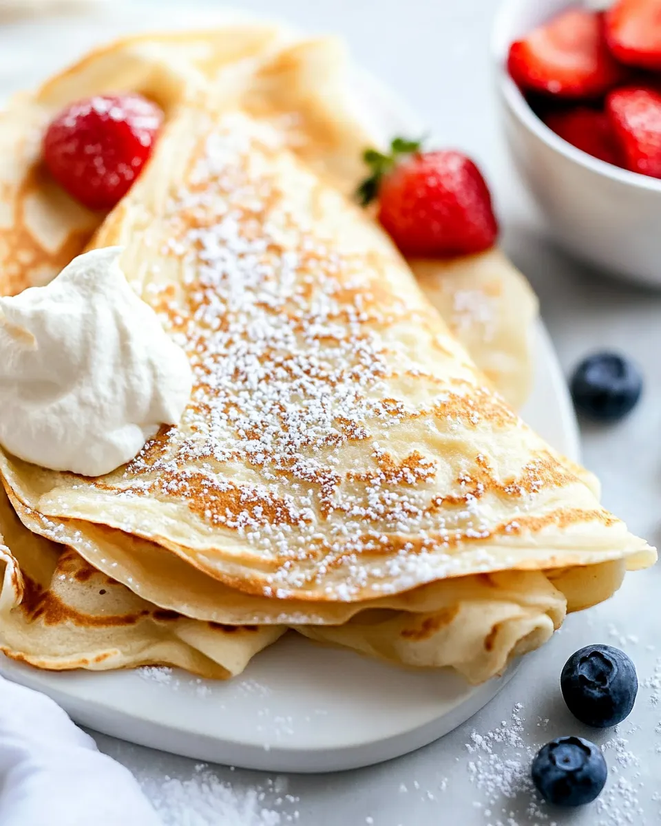 Delicious Crepes shot