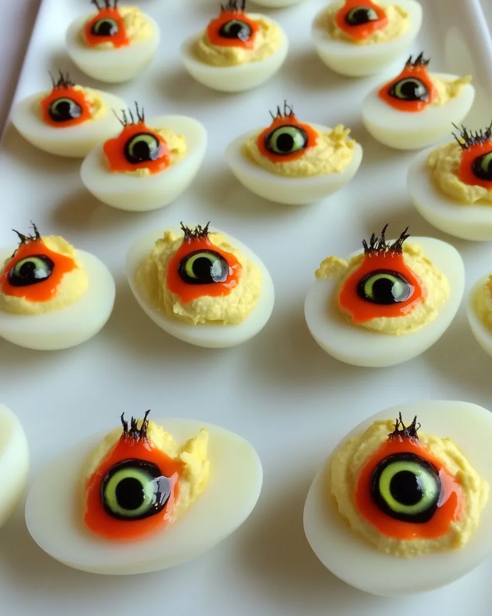 Classic Deviled Egg Eyes image