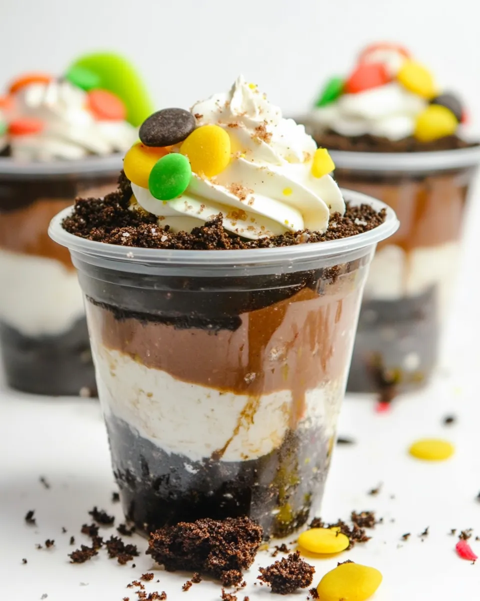Homemade Dirt Cups image