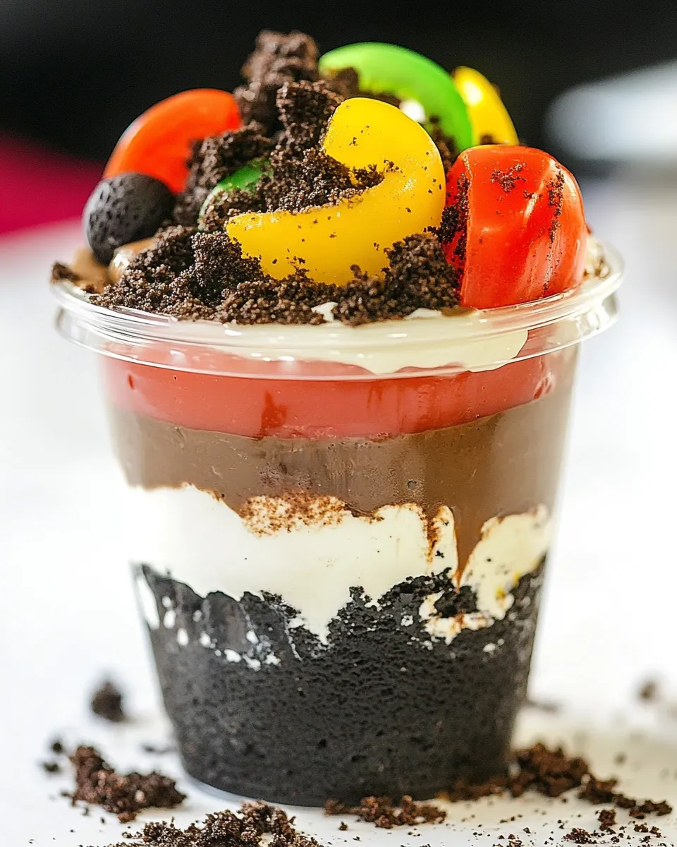 Easy Dirt Cups shot