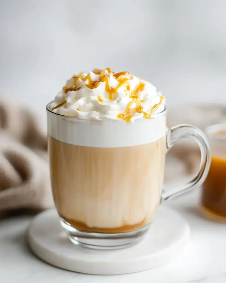 Homemade Dulce de Leche Latte photo