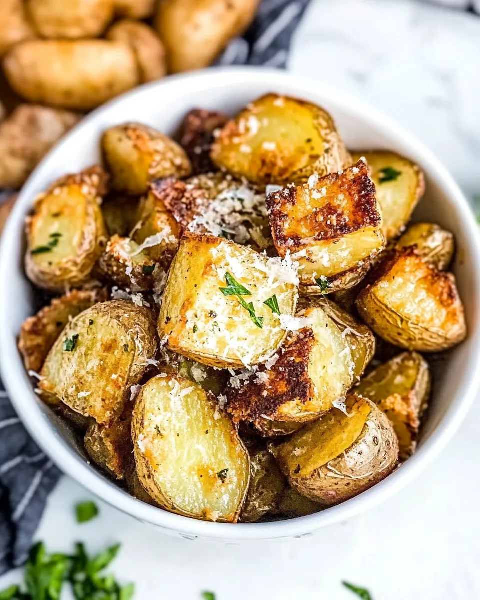 Delicious Easy Air Fryer Potatoes Recipe shot