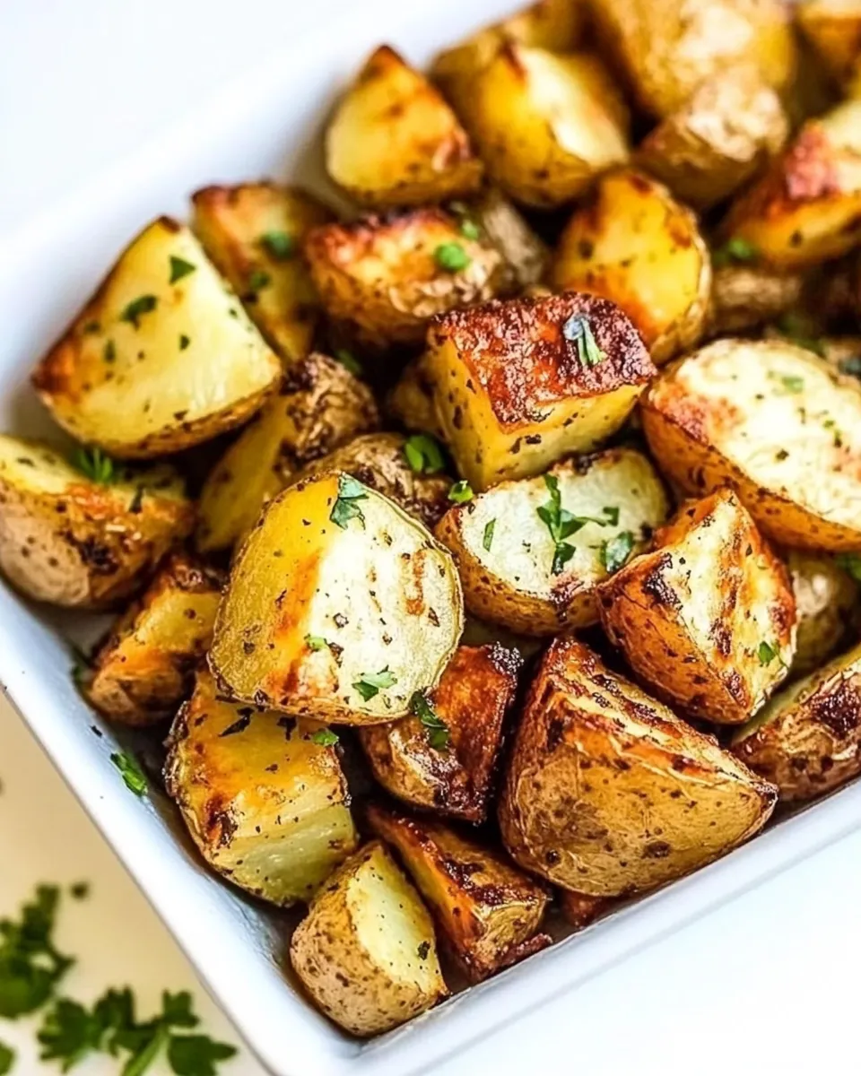 Quick Easy Air Fryer Potatoes Recipe dish photo