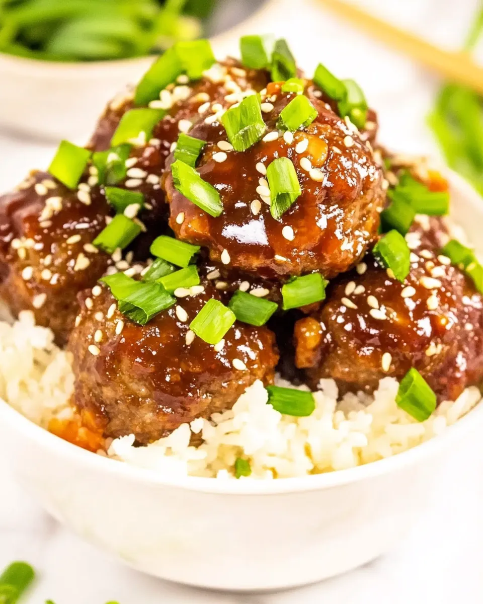 Homemade Easy Beef Bulgogi Meatballs photo