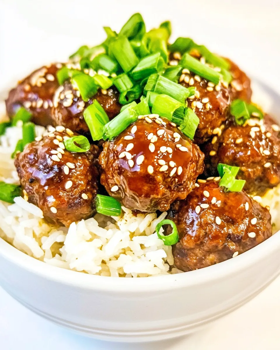 Classic Easy Beef Bulgogi Meatballs image
