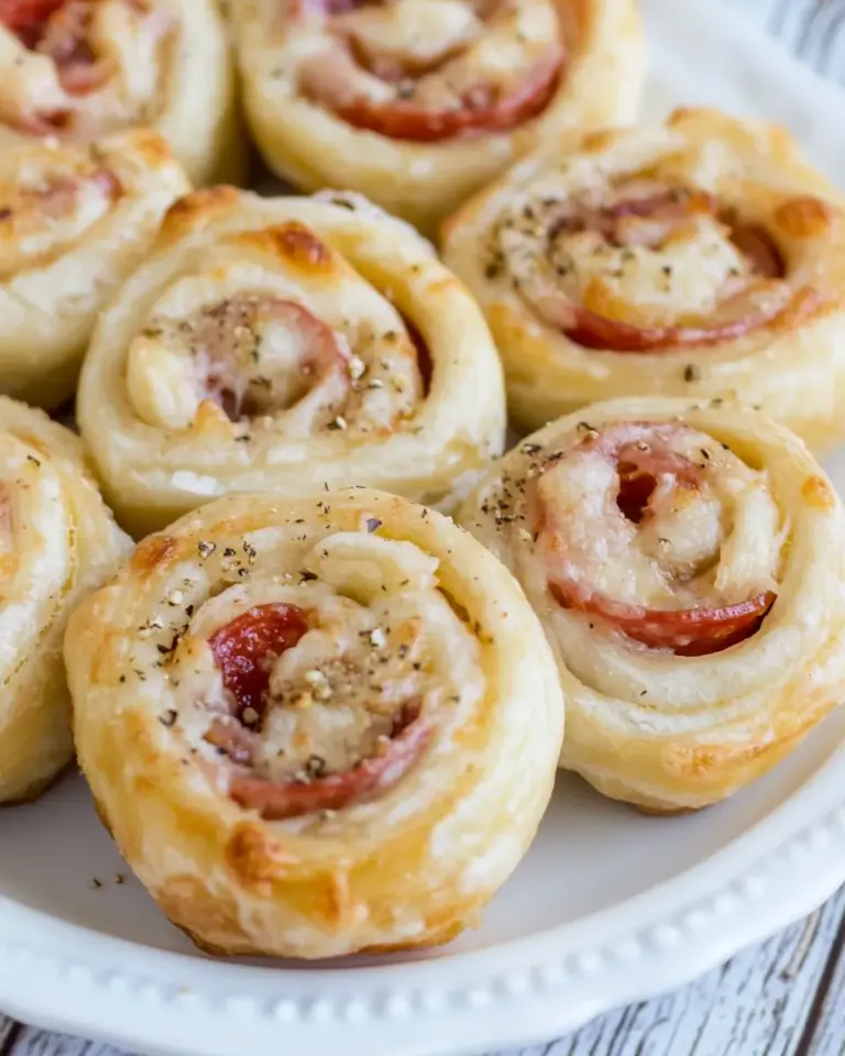 Homemade Easy Cheesy Pepperoni Pinwheels photo