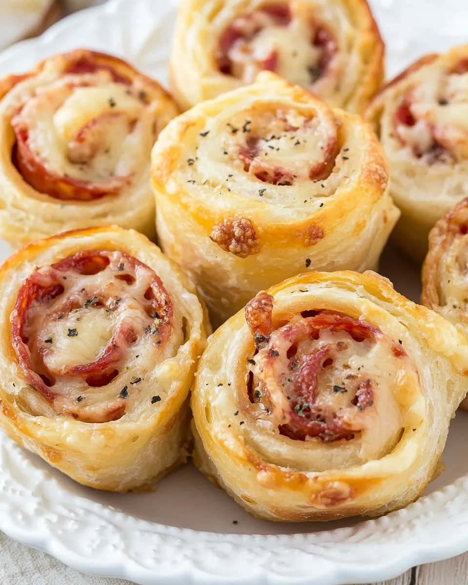 Quick Easy Cheesy Pepperoni Pinwheels shot