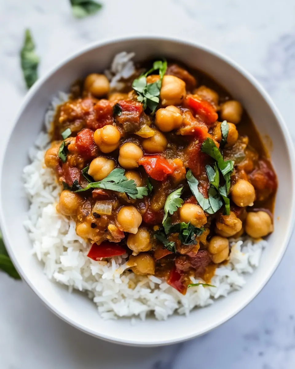 Homemade Easy Chickpea Coconut Curry photo