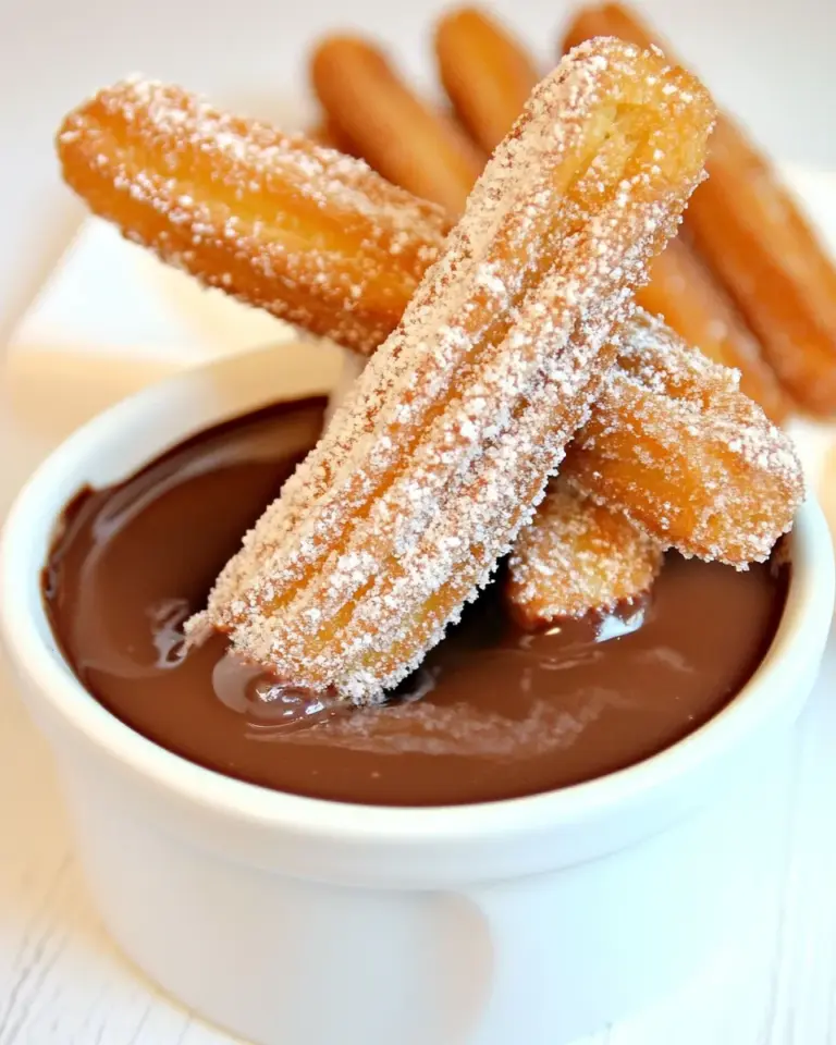 Homemade Easy Chocolate Con Churros photo