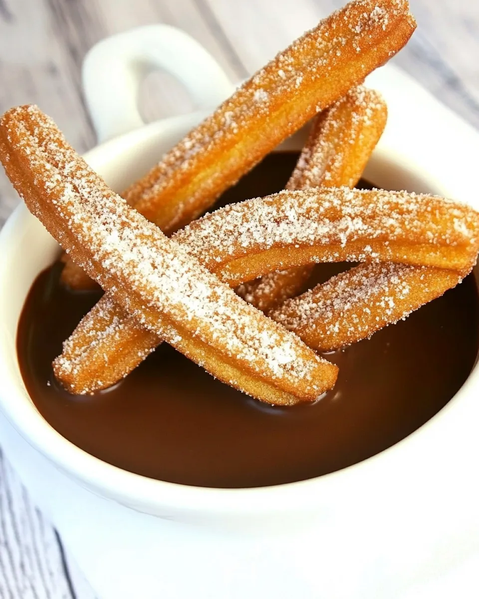 Quick Easy Chocolate Con Churros shot