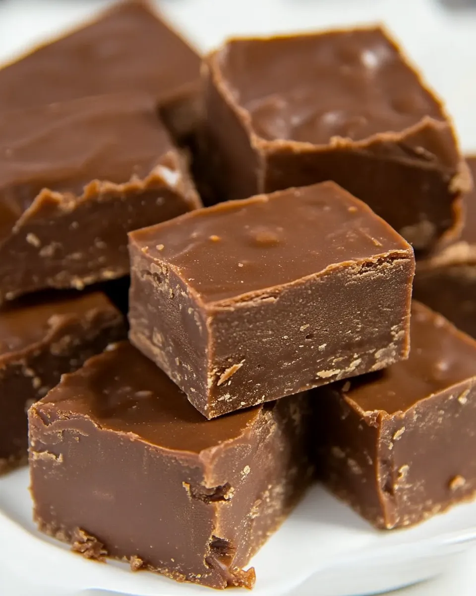 Delicious Easy Chocolate Fudge Recipe shot