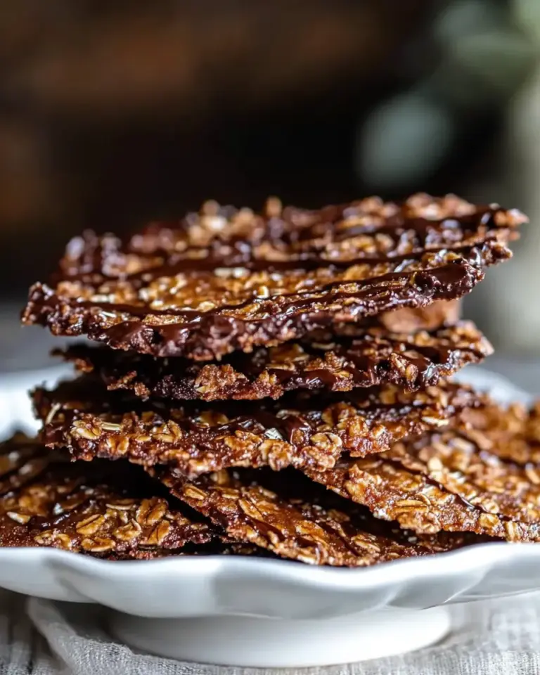 Ultimate Easy Chocolate Oatmeal Lace Cookies. picture