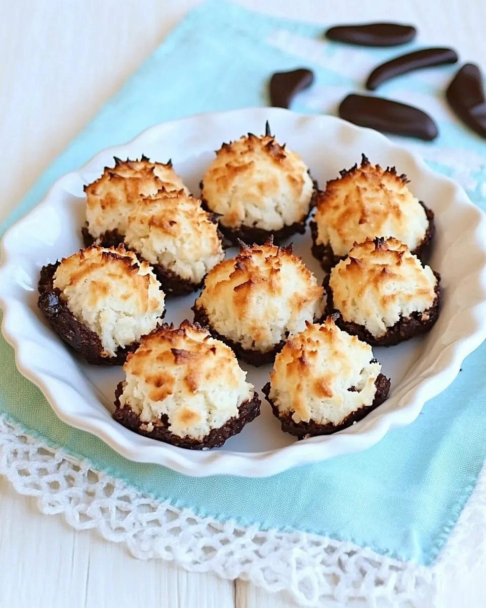 Quick Easy Coconut Macaroons shot