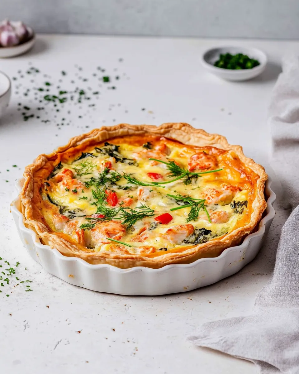 Classic Easy Crab Quiche image