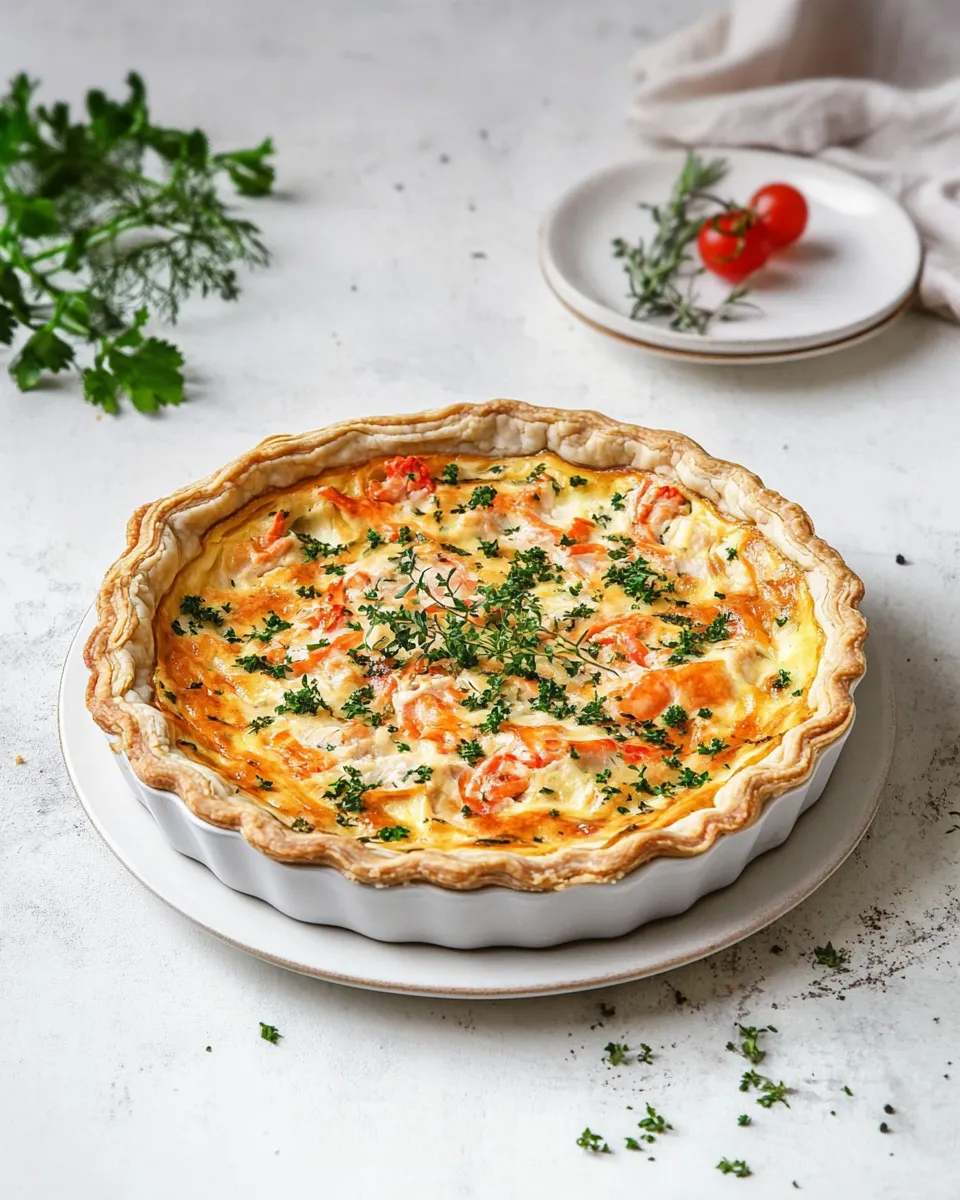 Delicious Easy Crab Quiche recipe photo