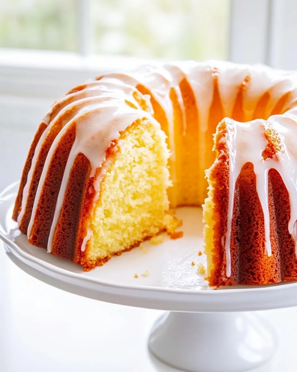 Delicious Easy Glazed Pound Cake recipe photo
