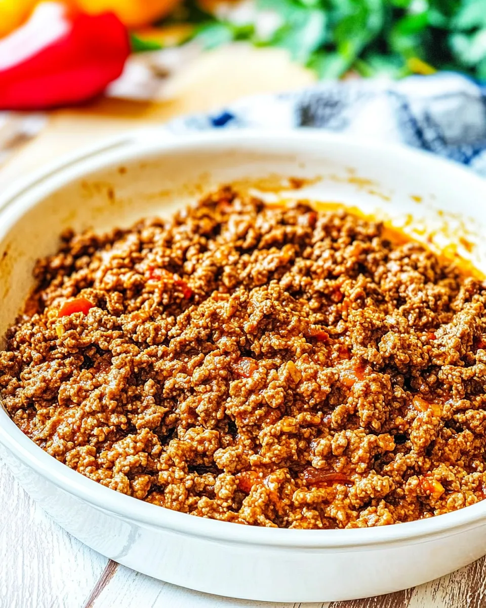 Delicious Easy Ground Beef Taco Meat recipe photo