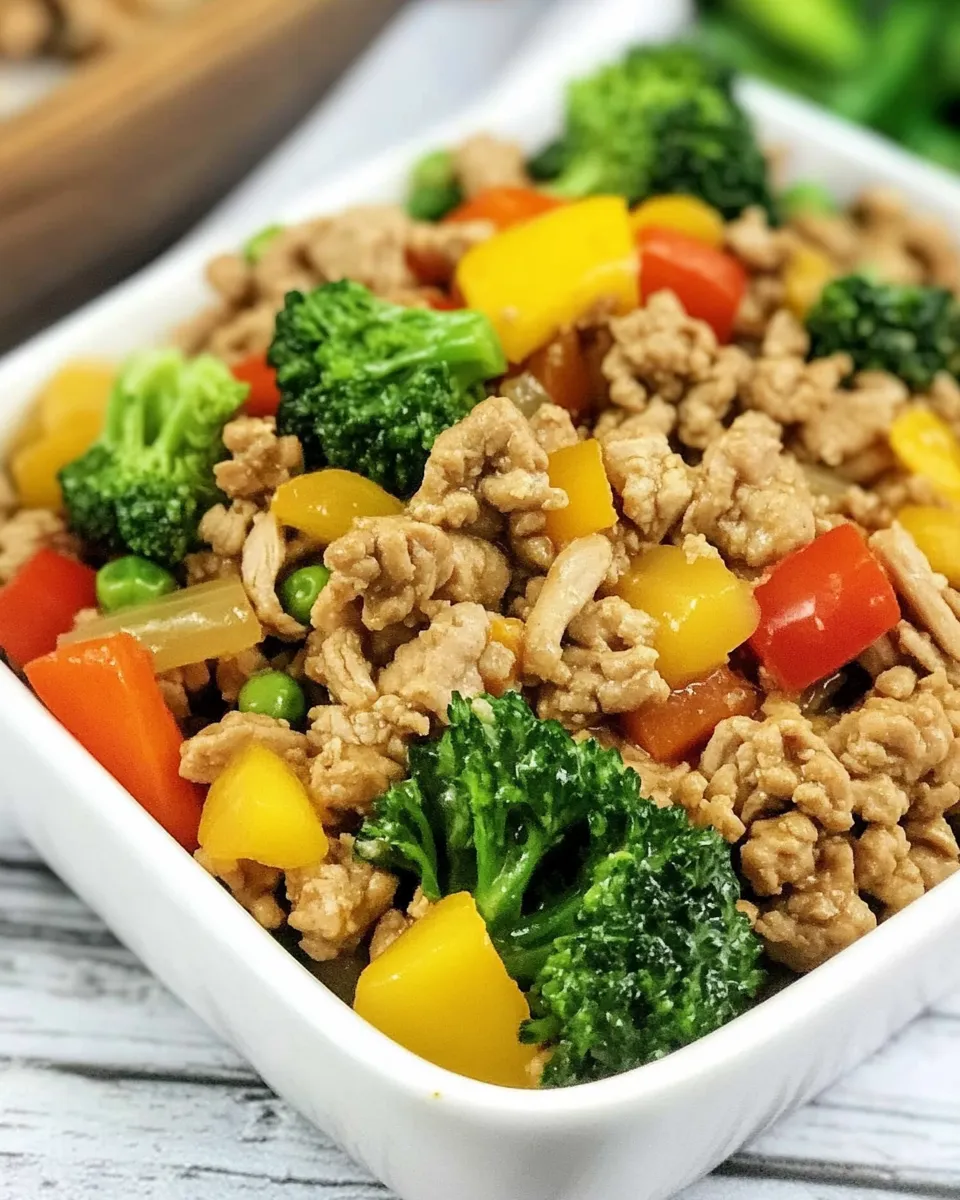 Delicious Easy Ground Turkey Stir Fry image