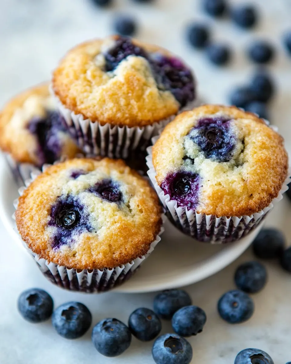 Homemade Easy Homemade Blueberry Muffins photo