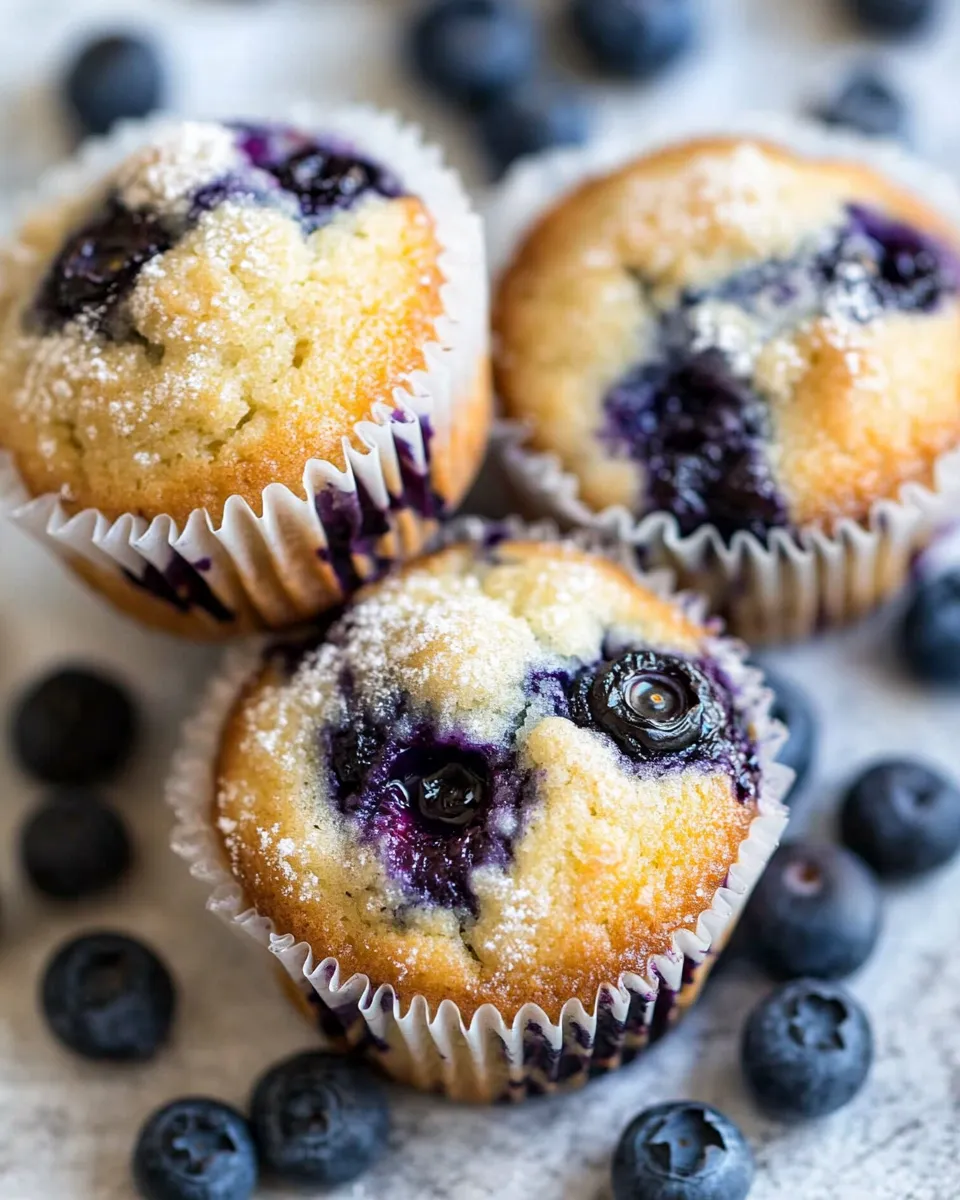 Best Easy Homemade Blueberry Muffins dish photo