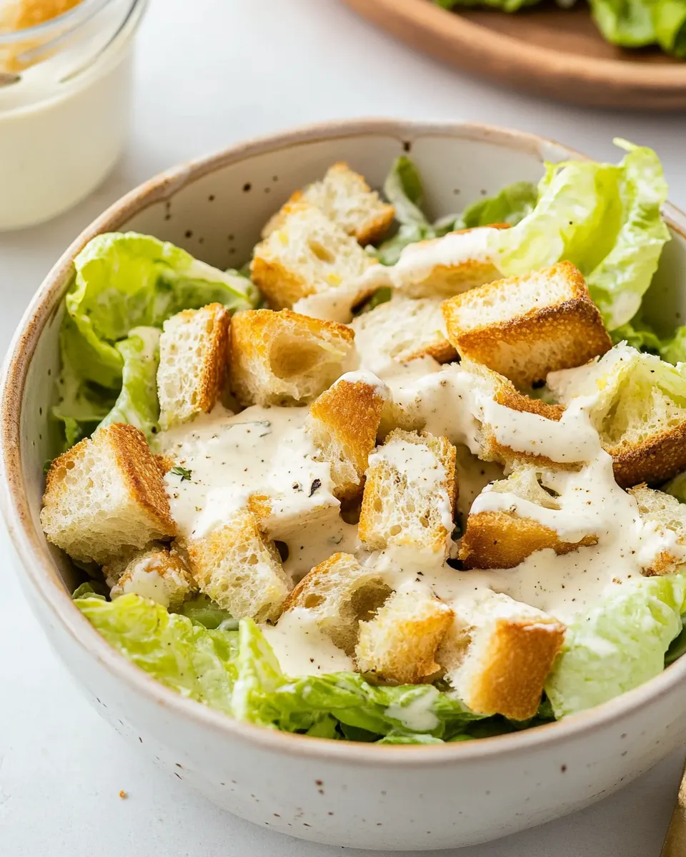 Classic Easy Homemade Caesar Dressing image