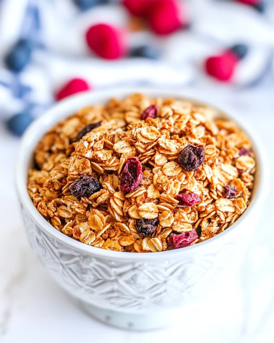 Classic Easy Homemade Granola image