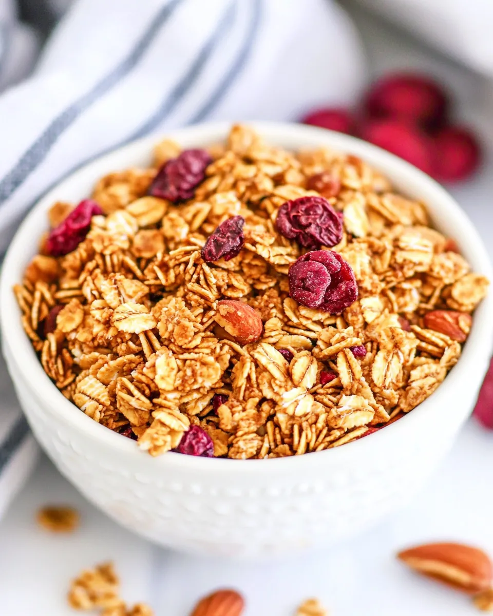 Delicious Easy Homemade Granola recipe photo