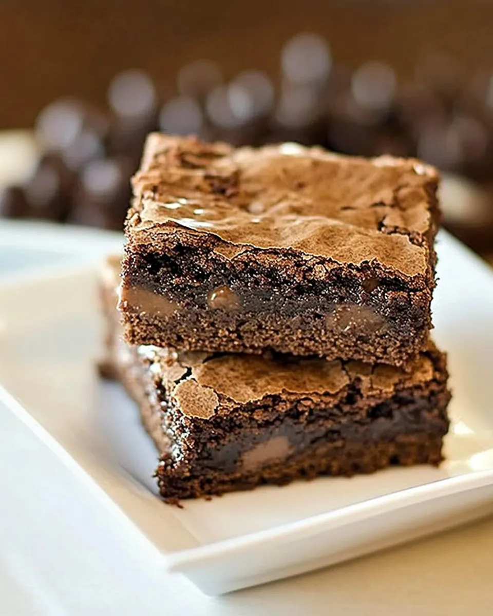 Quick Easy Mocha Brownies shot