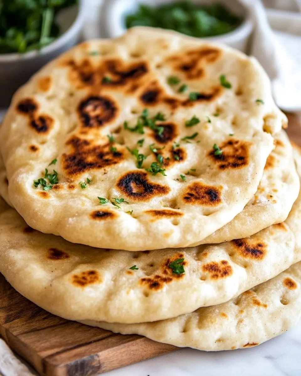 Homemade Easy Naan Bread Recipe photo