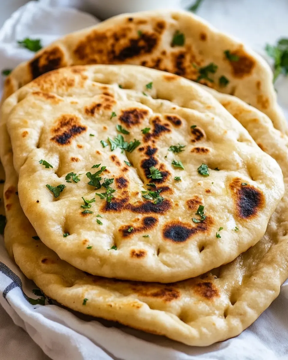 Classic Easy Naan Bread Recipe image