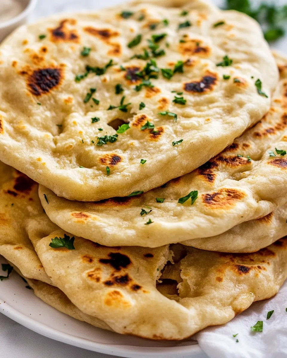 Delicious Easy Naan Bread Recipe shot