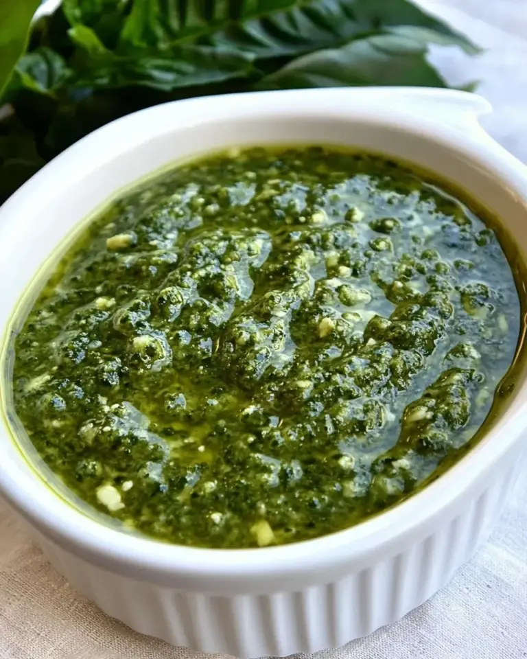 Homemade Easy Pesto Sauce photo