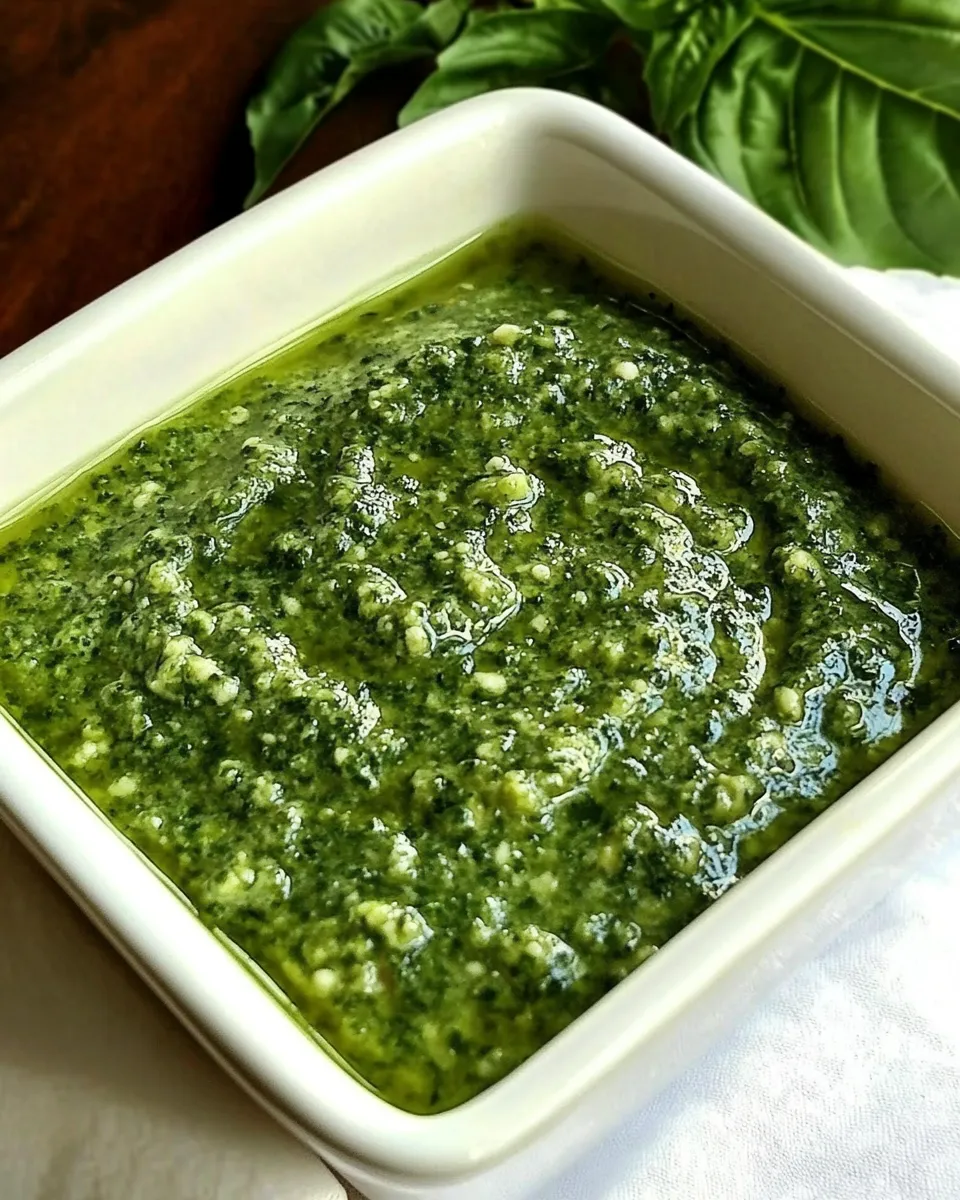 Classic Easy Pesto Sauce image