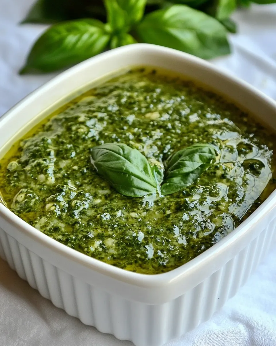Delicious Easy Pesto Sauce recipe photo