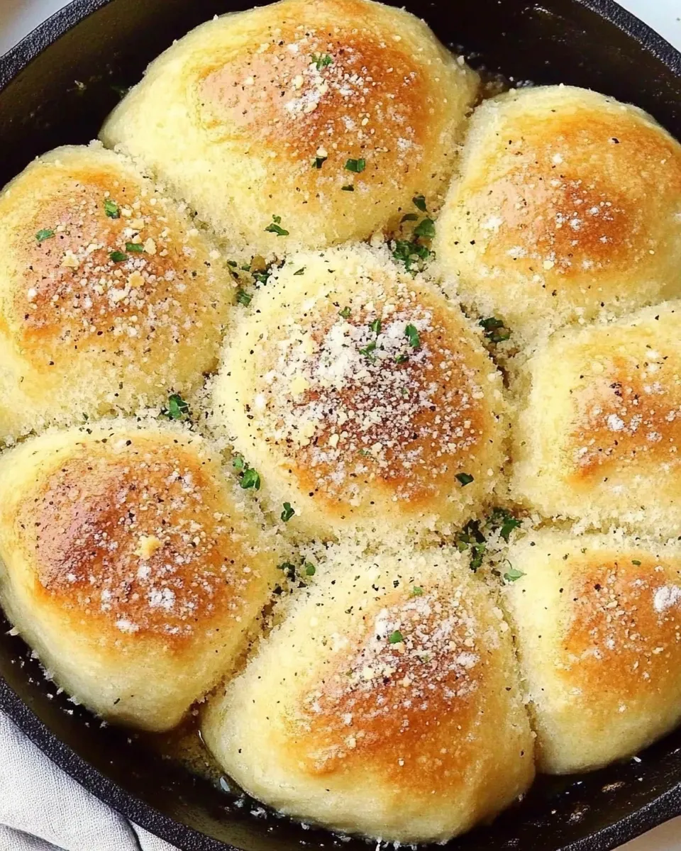Quick Easy Skillet Rolls shot