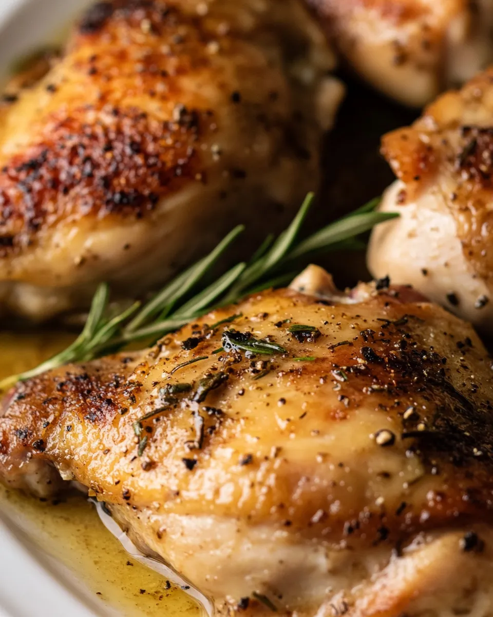 Savory Easy Weeknight Skillet Chicken. recipe photo