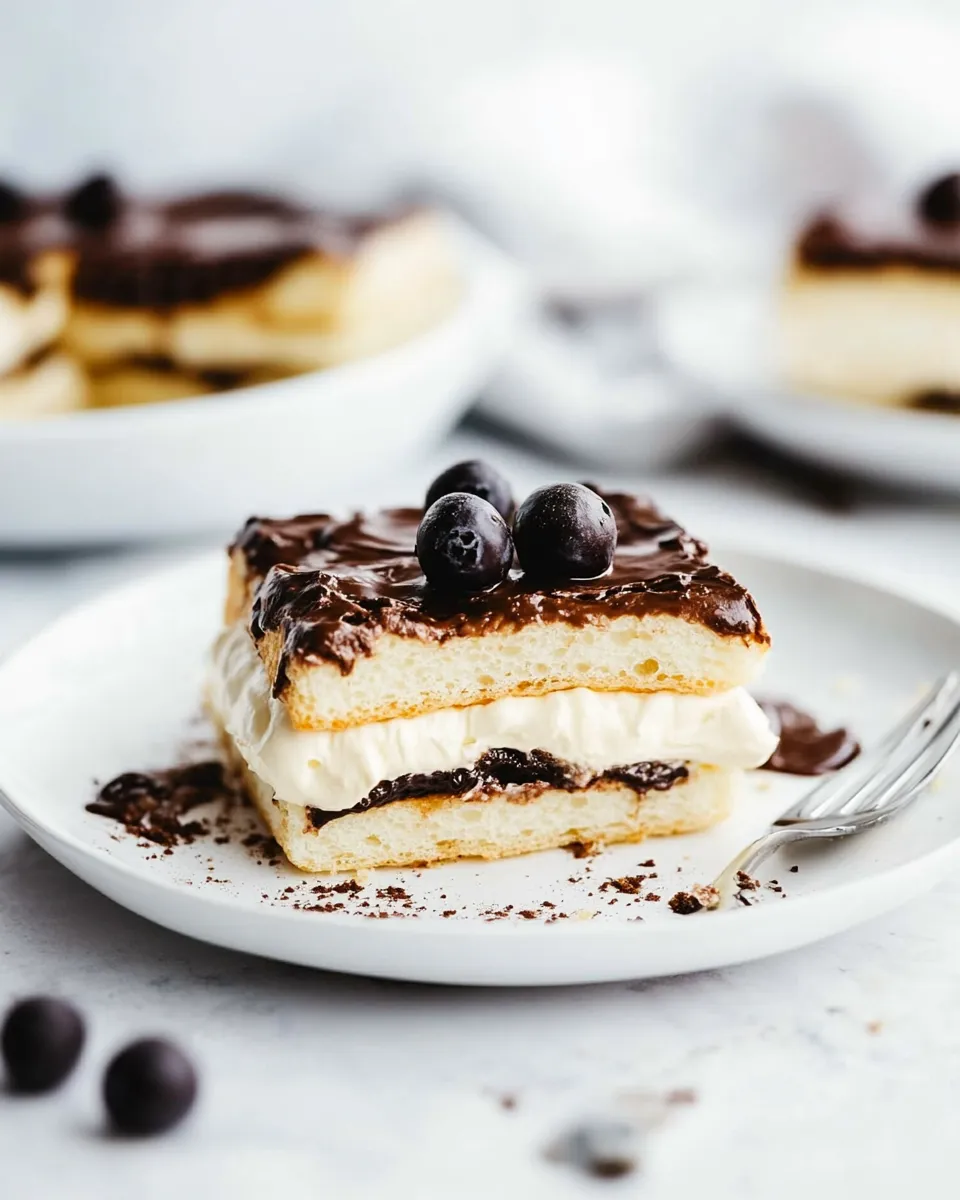 Delicious Eclair Cake Recipe recipe photo